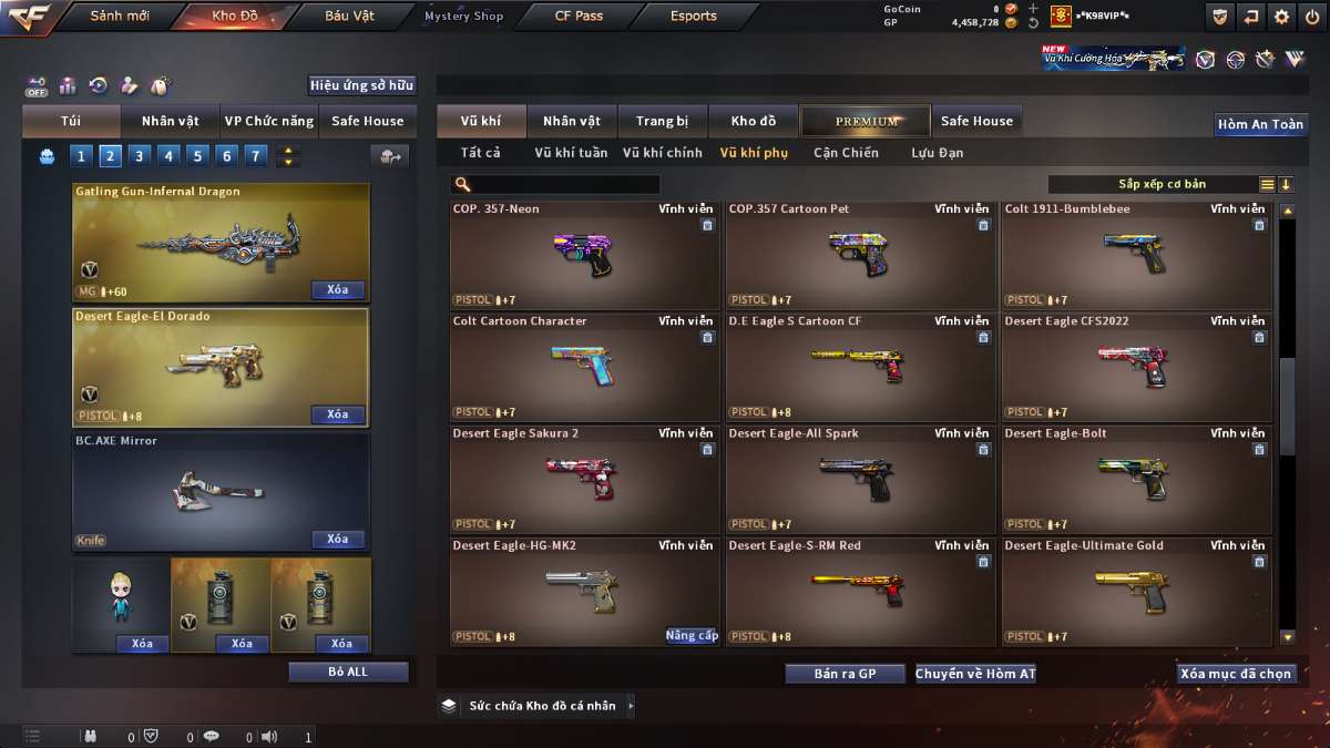 shop acc cf uy tin gia re